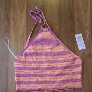 Wild Fable Pink and Orange Knit Top